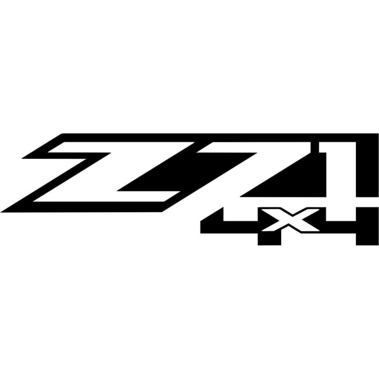 Chevy Z71 4x4 Decal
