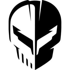 Corvette C8 Jake Skull Decal sticker