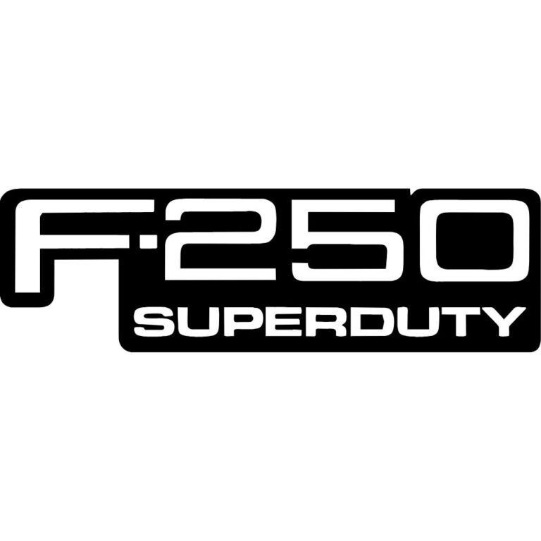 Ford F250 Super Duty Decal