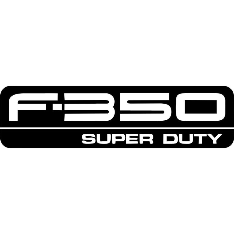 Ford F350 Super Duty Decal