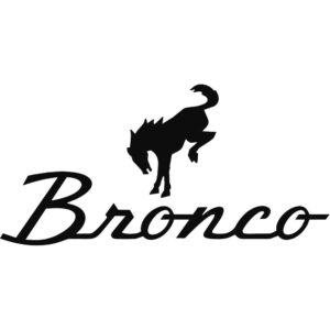 Ford Bronco Car Decal