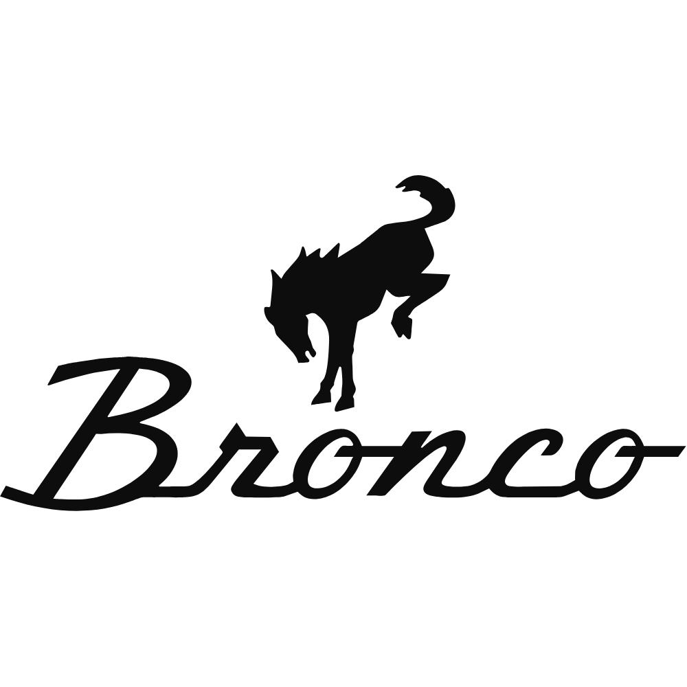 Ford Bronco Car Decal