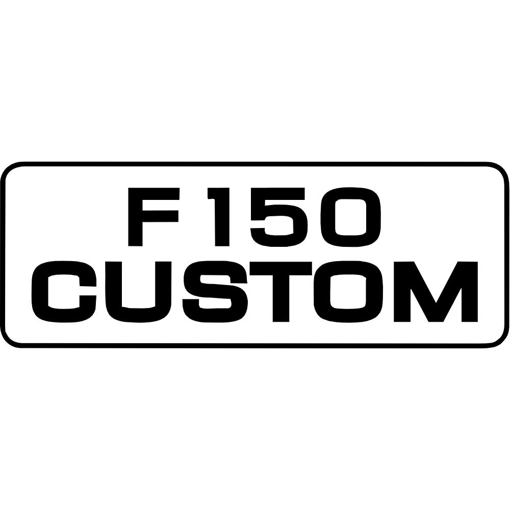 Ford F150 Custom Decal