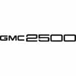 GMC 2500 Decal