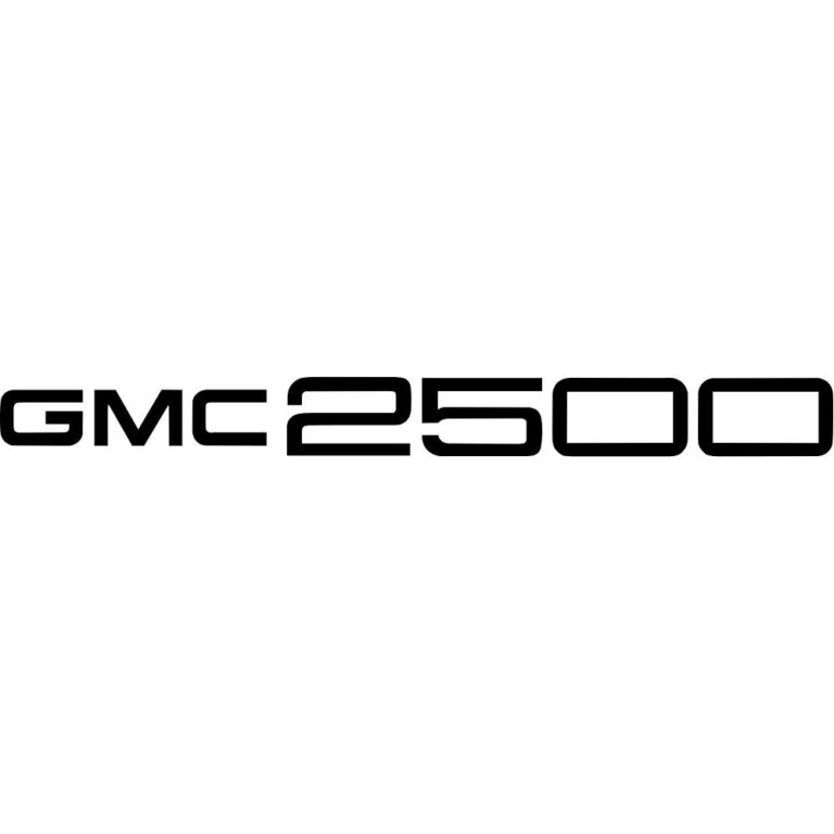 GMC 2500 Decal