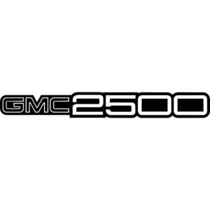GMC 2500 Decal