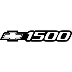 Chevy 1500 Outline Decal