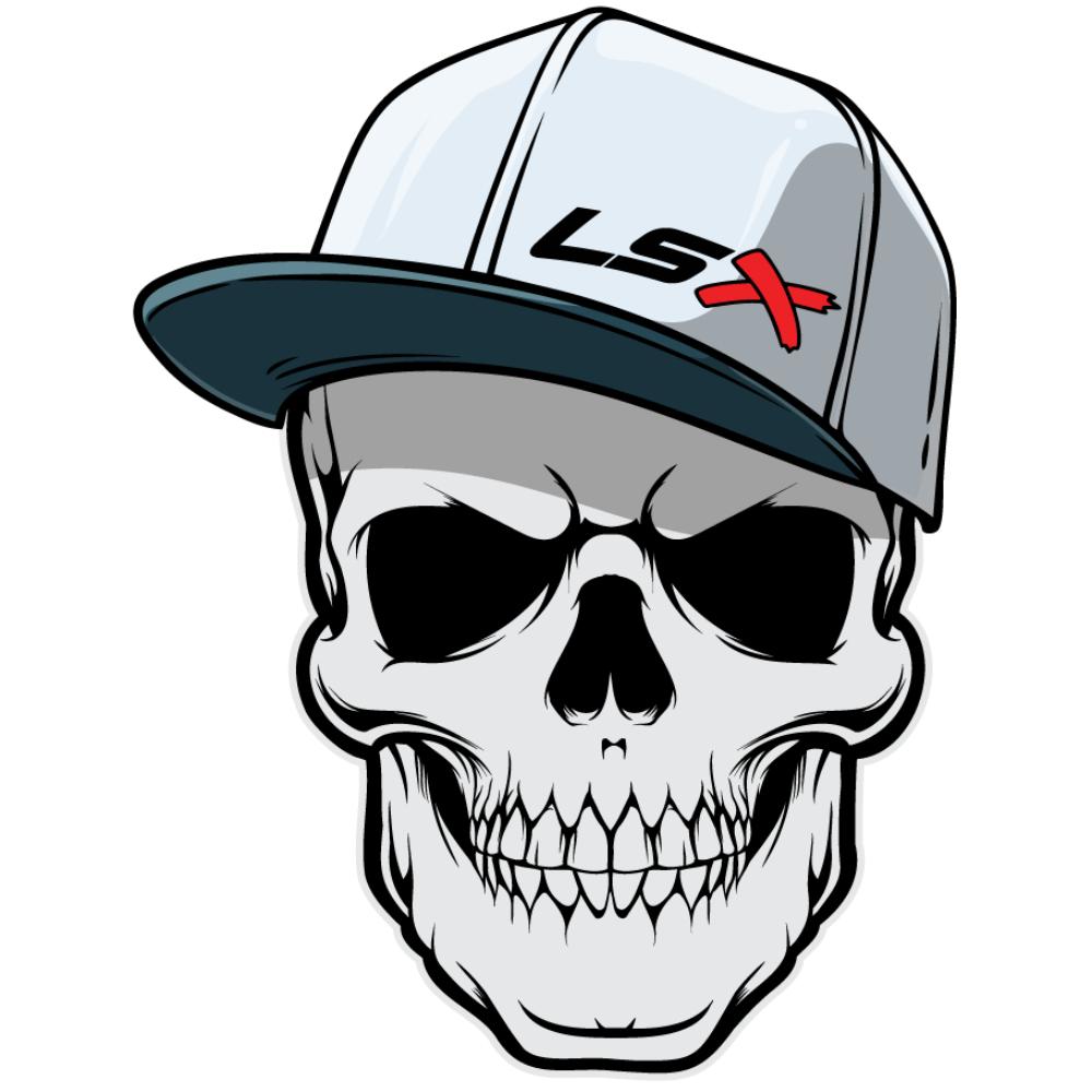 LSX Skull Hat Decal