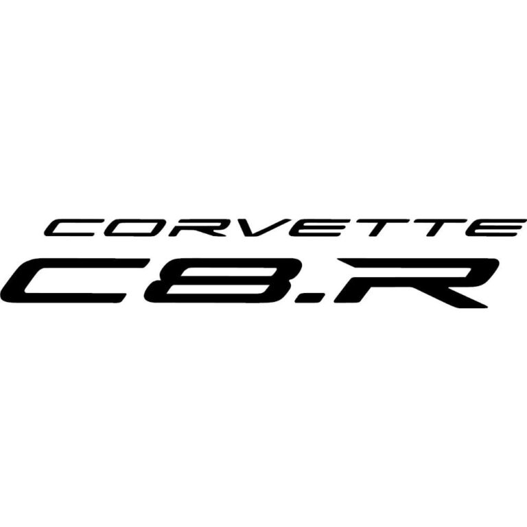Corvette C8R Decal