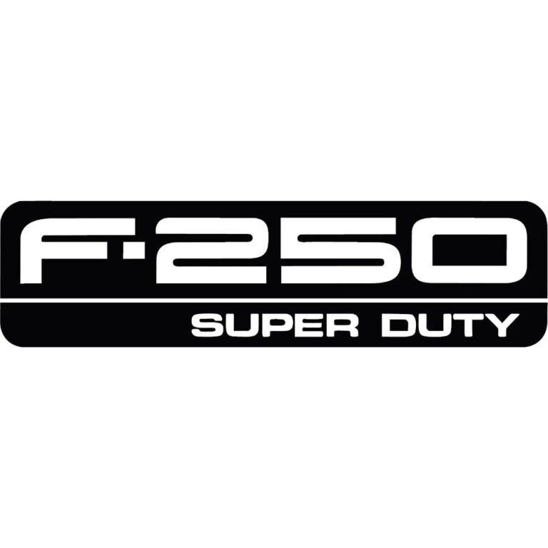 Ford F250 Super Duty Decal