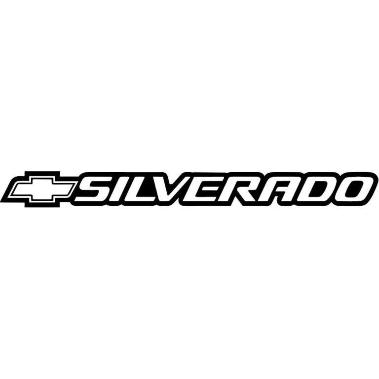 Chevy Silverado Outline Decal