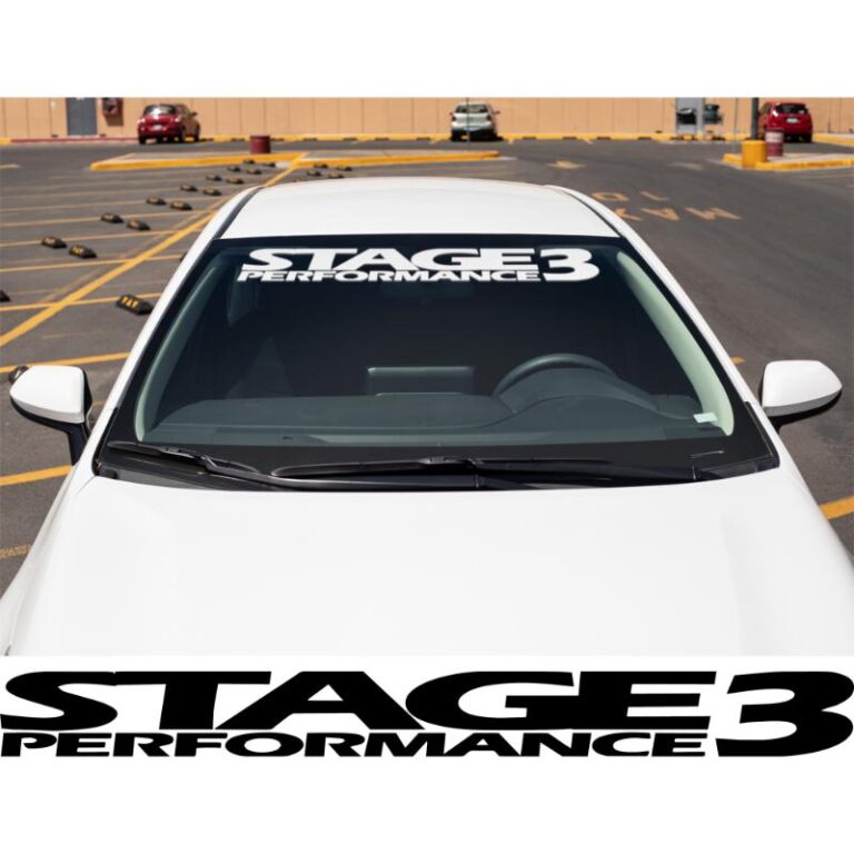 Stage 3 Performance Windshield Banner