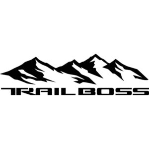 Chevy Silverado Trail Boss Mountain Decal