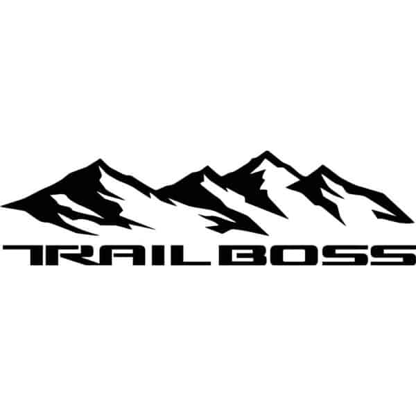 Chevy Silverado Trail Boss Mountain Decal