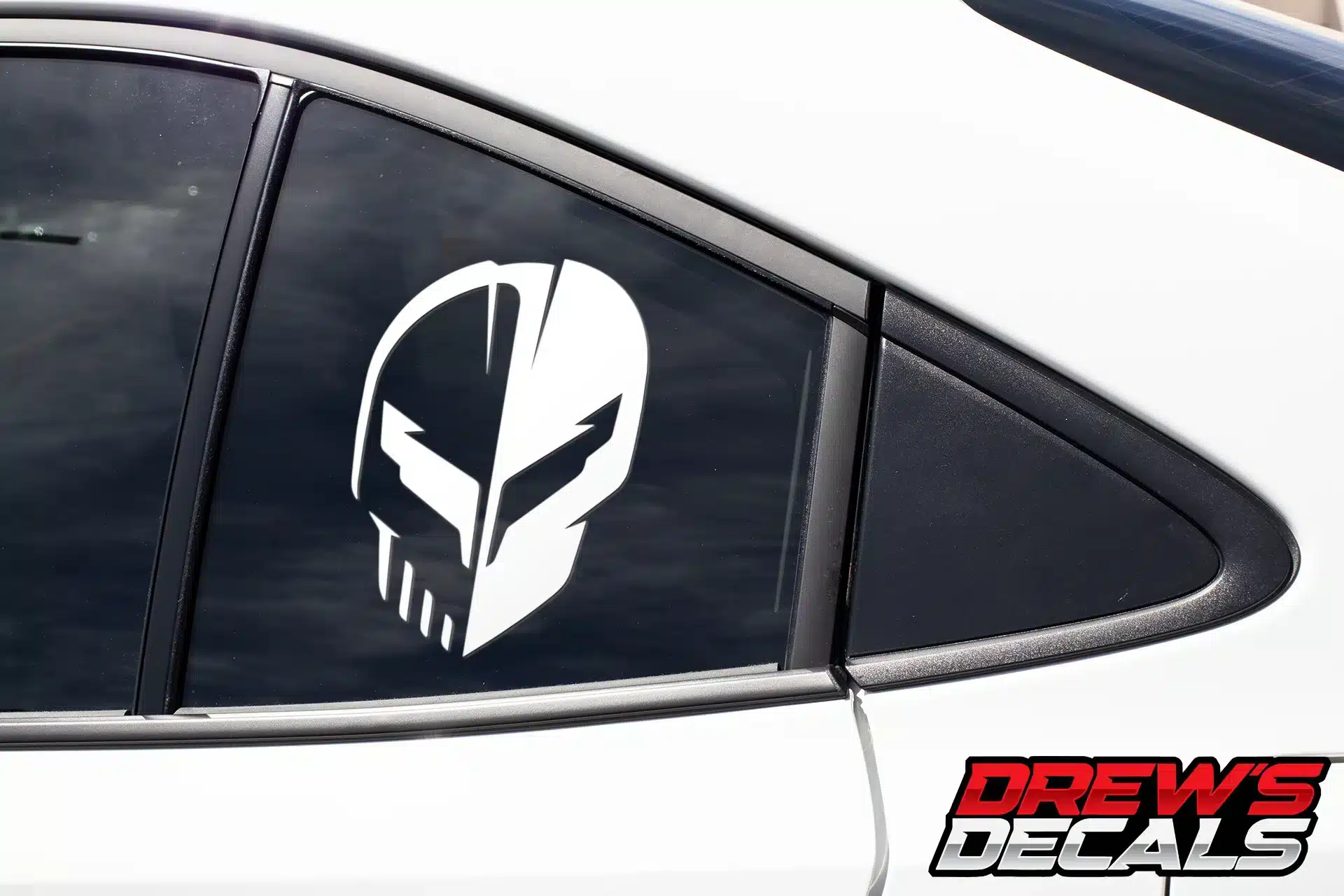 Corvette C8 Jake Skull Decal