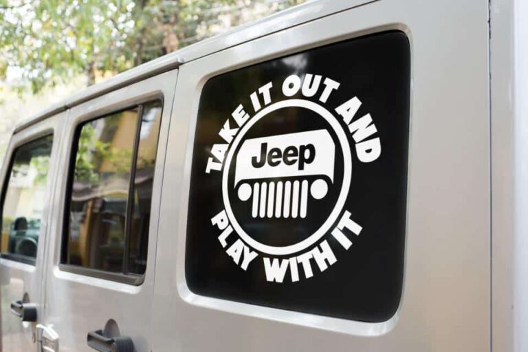 Take It Out And Play With It Jeep Decal sticker
