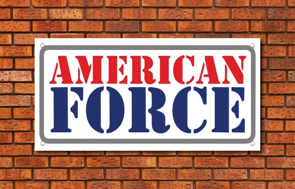 American Force Garage Banner