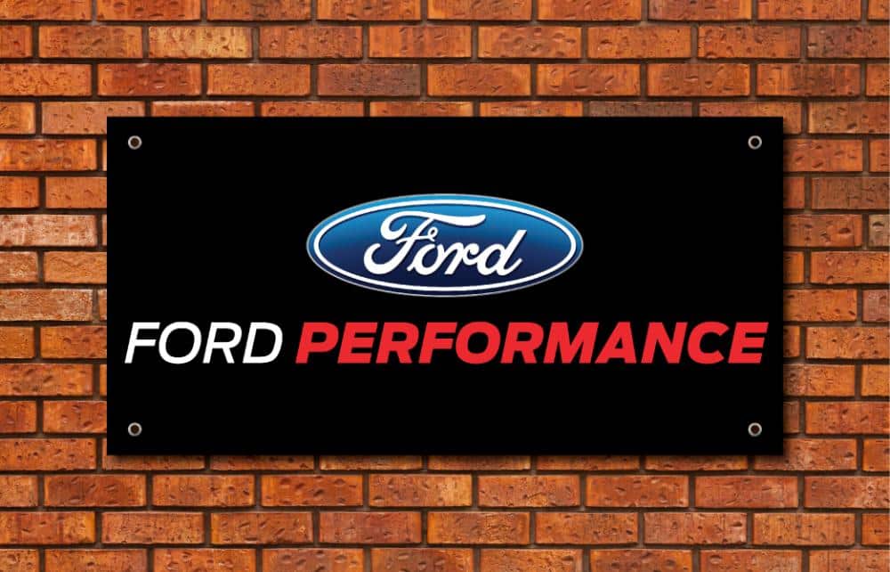 Ford Performance Garage Banner
