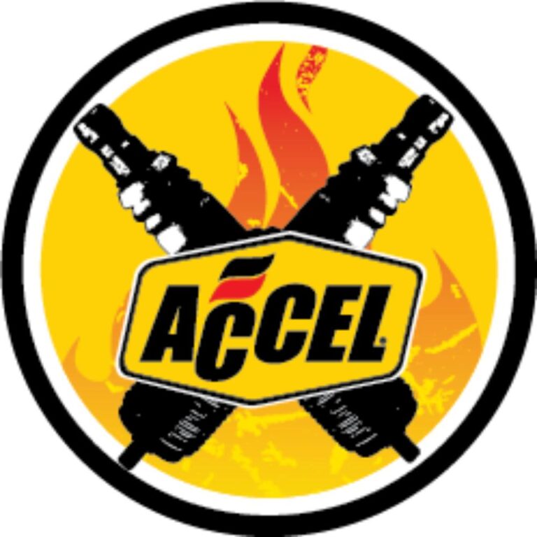 Accel Spark Plugs Decal