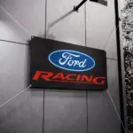 Ford Racing Garage Banner