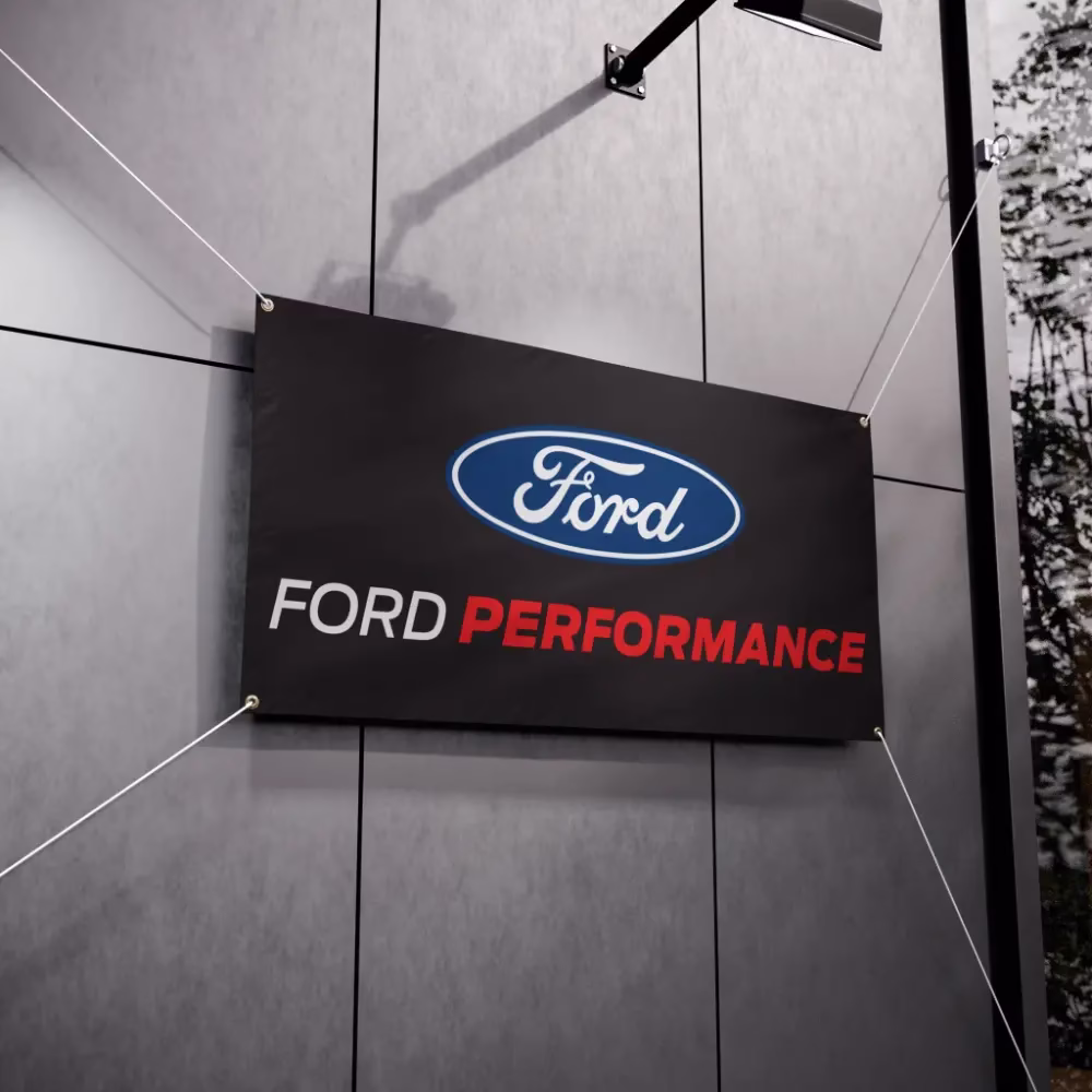 Ford Performance Garage Banner