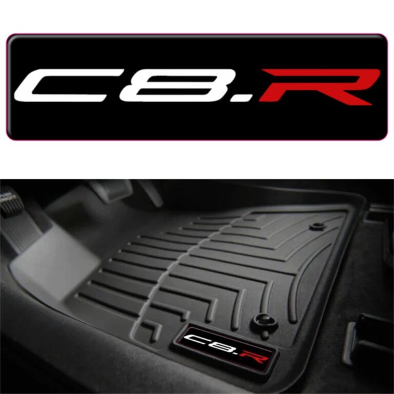 Corvette C8R WeatherTech Floor Mat Badge