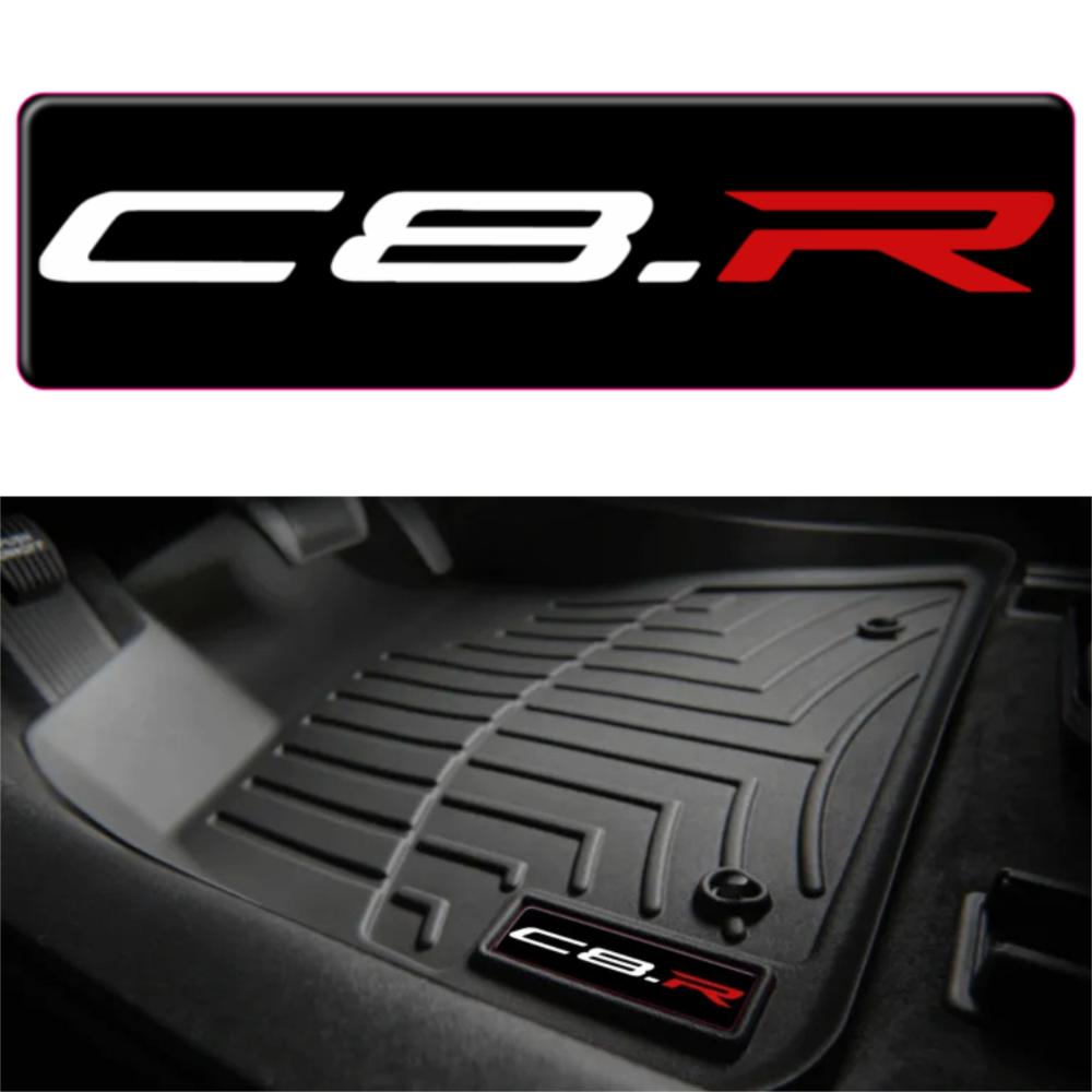 Corvette C8R WeatherTech Floor Mat Badge