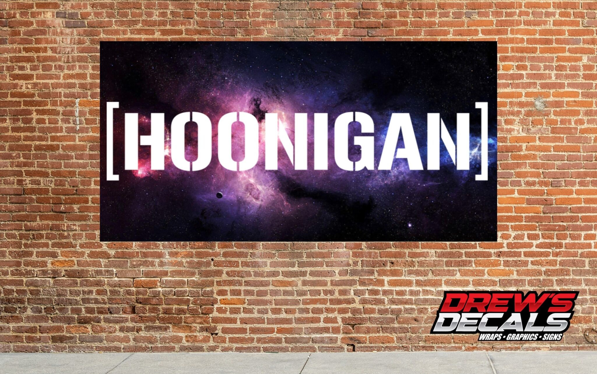 Hoonigan Galaxy Garage Banner