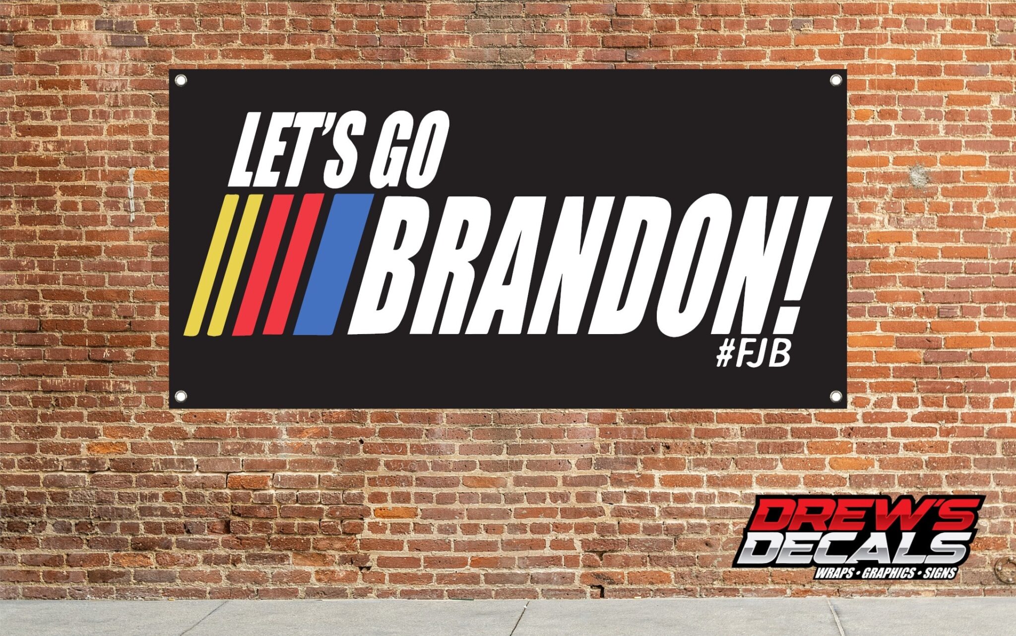 Let's Go Brandon #FJB Garage Banner