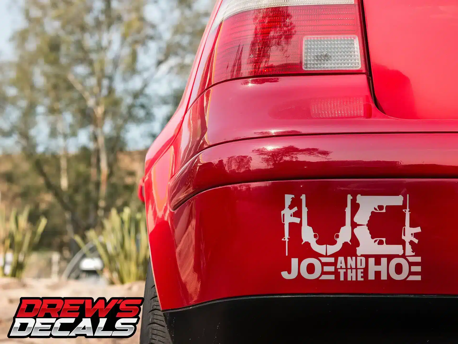 Fuck Joe and the Hoe Decal