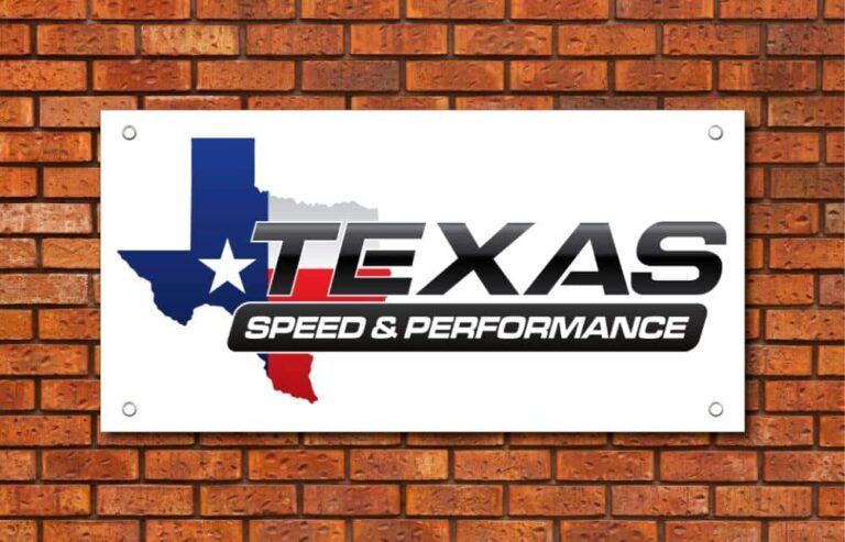 Texas Speed & Performance Garage Banner
