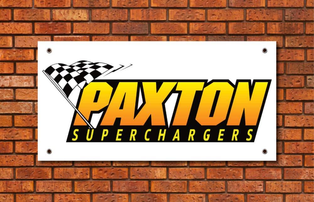 Paxton Superchargers Garage Banner