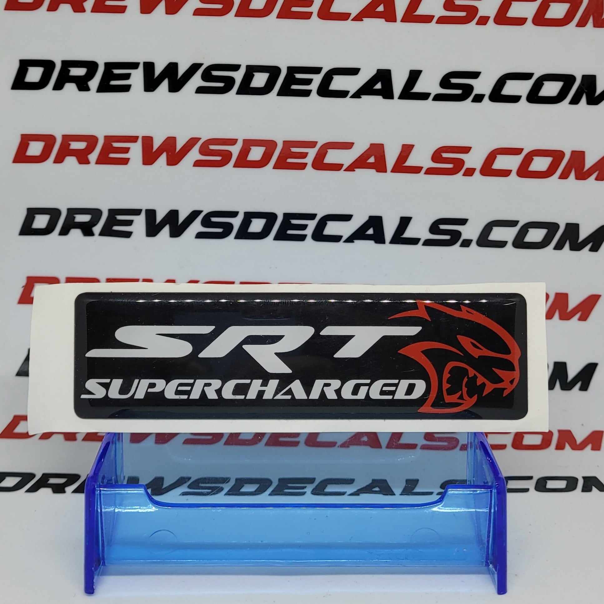 Hellcat SRT Supercharged WeatherTech Floor Mat Badge