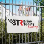 BTR Brian Tooley Racing Garage Banner