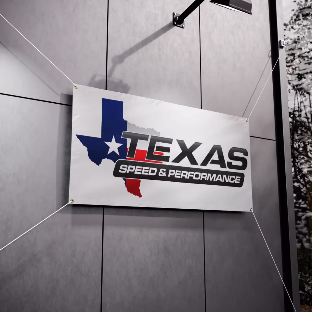 Texas Speed & Performance Garage Banner