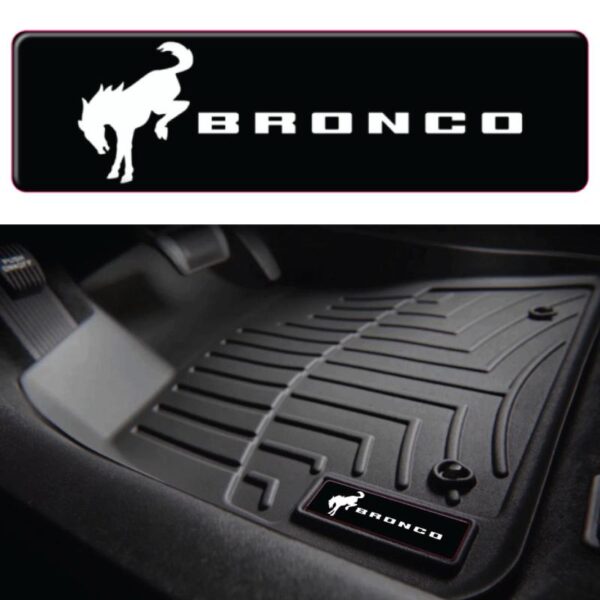 Ford Bronco WeatherTech Floor Mat Badge