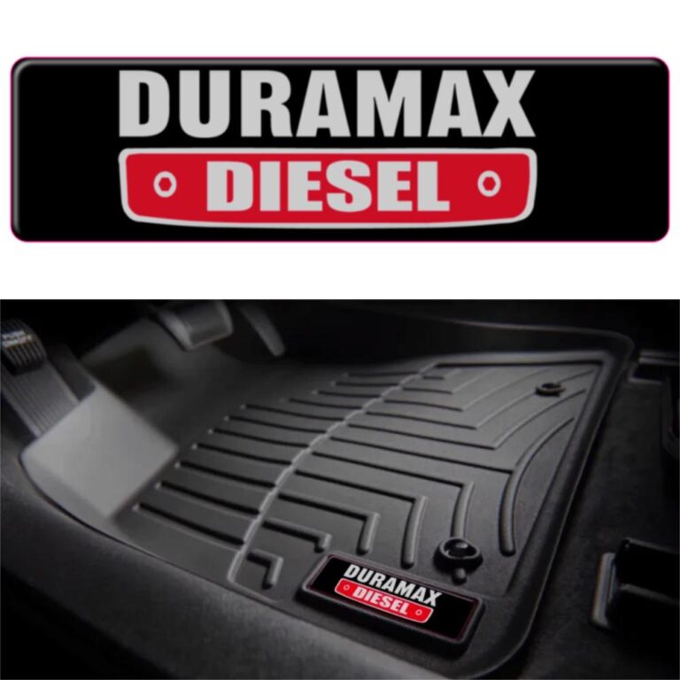 Chevy Duramax Diesel WeatherTech Floor Mat Badge
