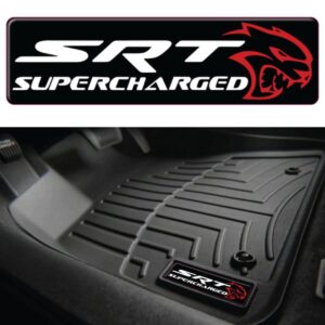 Hellcat SRT Supercharged WeatherTech Floor Mat Badge