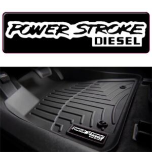 Ford Power Stroke Diesel WeatherTech Floor Mat Badge