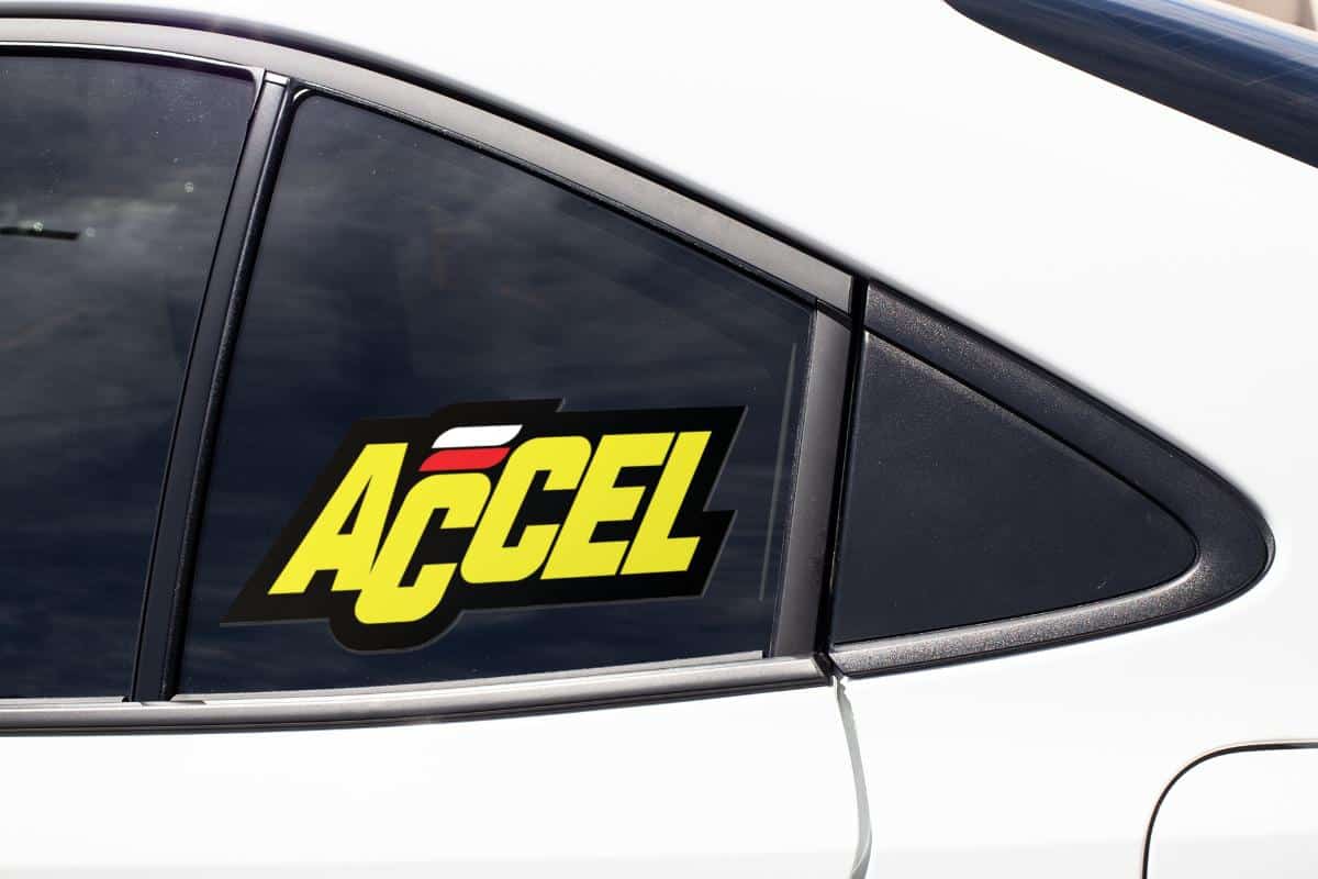 Accel Decal sticker