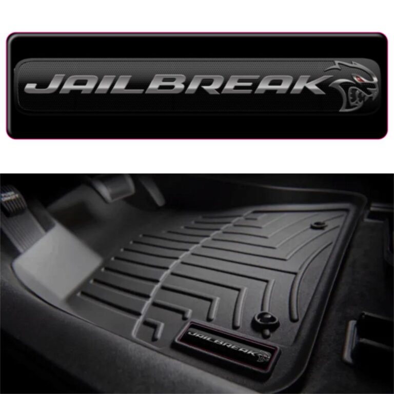 Hellcat Jailbreak WeatherTech Floor Mat Badge