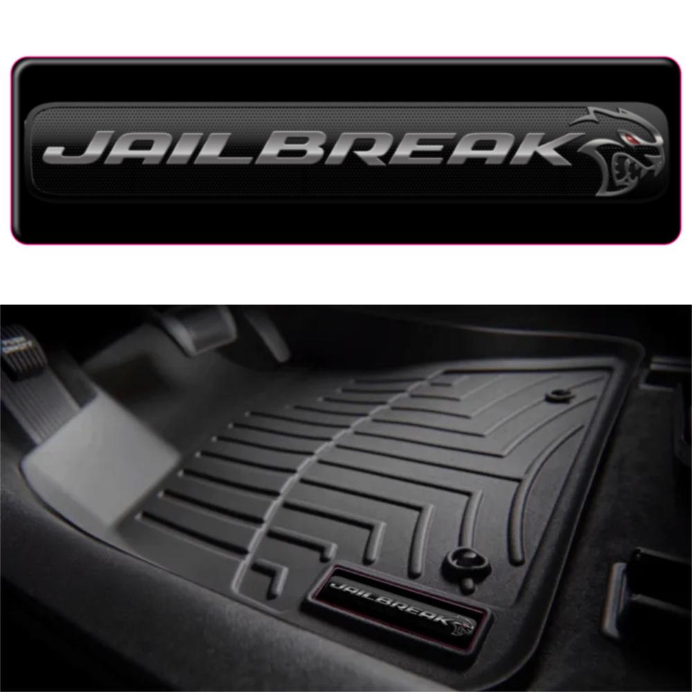 Hellcat Jailbreak WeatherTech Floor Mat Badge