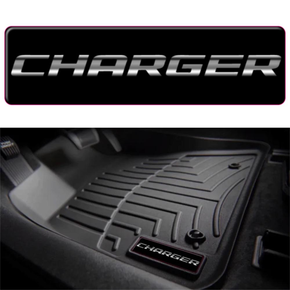 Dodge Charger WeatherTech Floor Mat Badge