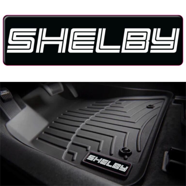 Mustang Shelby WeatherTech Floor Mat Badge