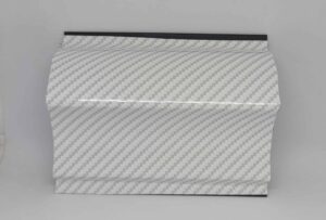 White Carbon Fiber 2x2 Twill Gloss Vinyl Wrap