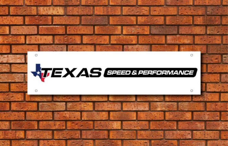 Texas Speed and Performance Garage Banner