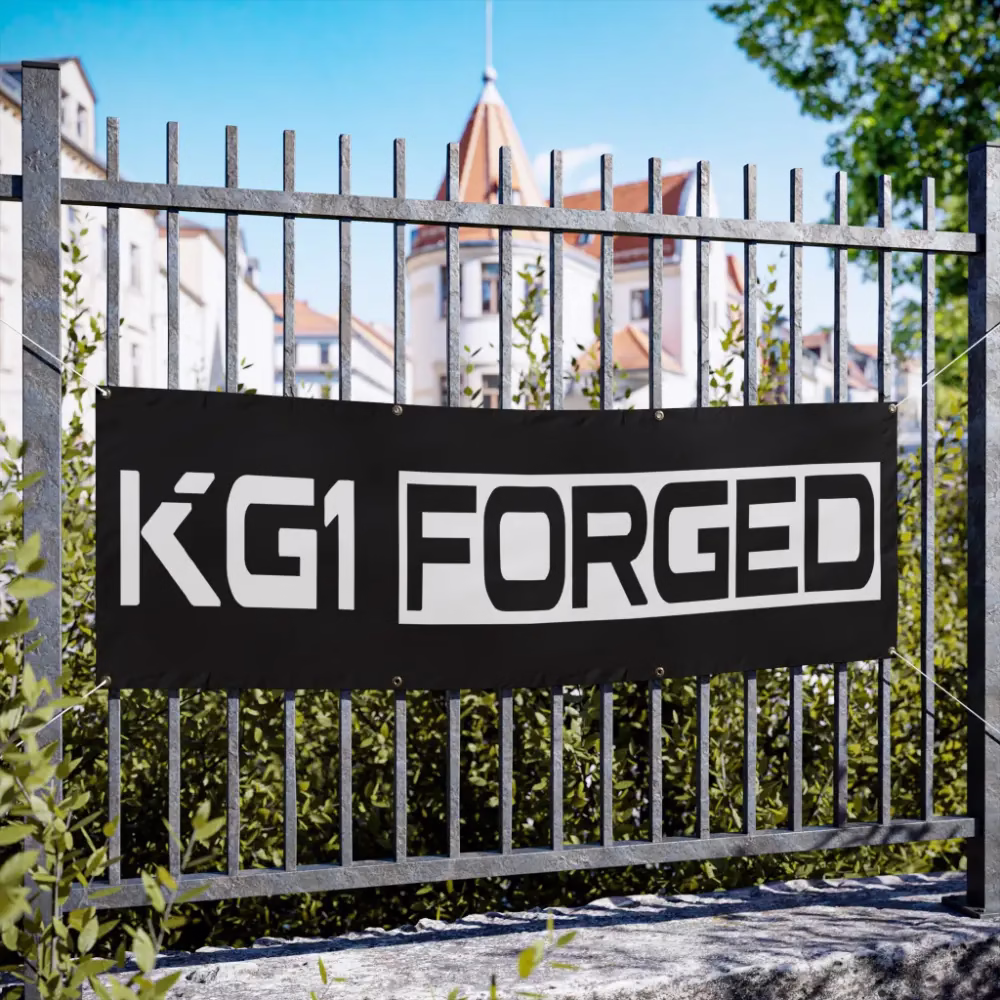 KG1 Forged Garage Banner