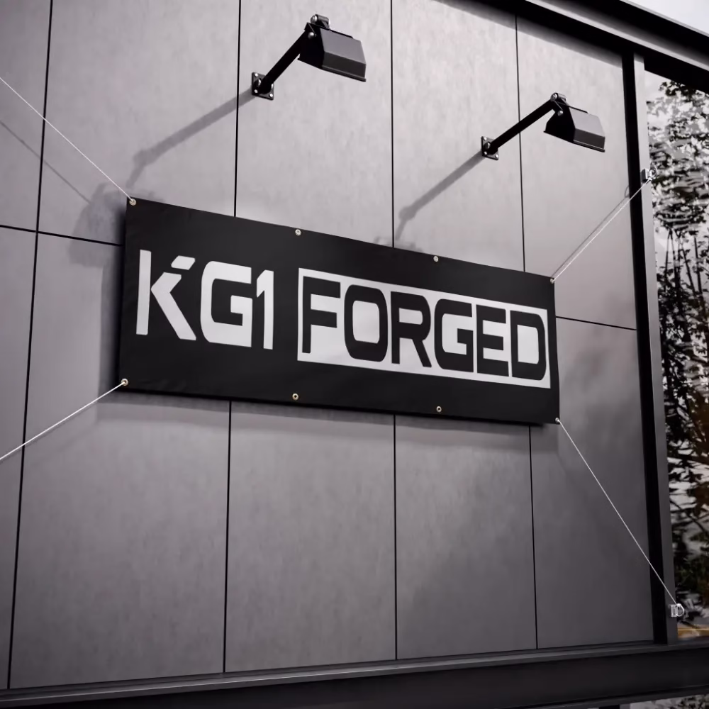 KG1 Forged Garage Banner