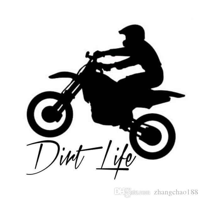 Dirt Life Motorcycle Decal