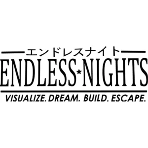 Endless Nights Japanese Decal